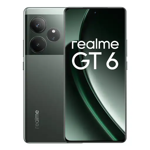 Smartphone realme GT 6 17,2 cm (6.78'') 5G 512GB/16GB RAM verde REALME Smartphone realme GT 6 17,2 cm (6.78'') 5G 512GB/16GB RAM verde REALME