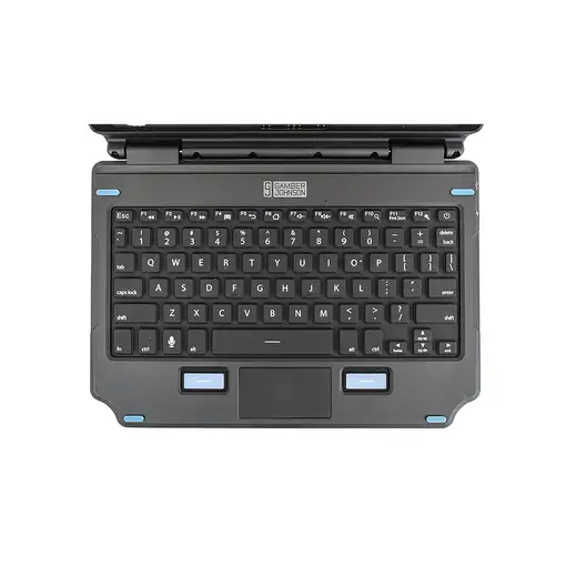 Gamber-Johnson 7160-1869-02 teclado para móvil QWERTZ Alemán Pogo pin Negro