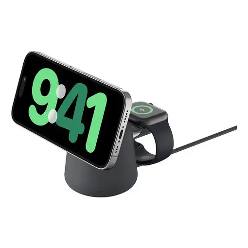 Belkin BoostCharge Pro Auriculares, Smartphone, Reloj inteligente Carbón vegetal