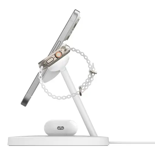 Belkin BoostCharge Pro Auriculares, Smartphone, Reloj inteligente Blanco