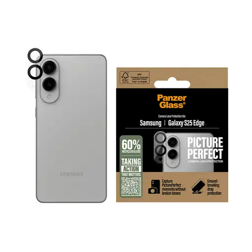 PanzerGlass ® PicturePerfect Camera Lens Protector Samsung S25 Edge