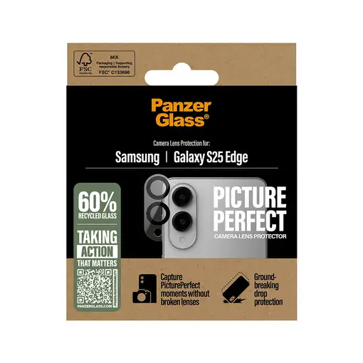 PanzerGlass ® PicturePerfect Camera Lens Protector Samsung S25 Edge