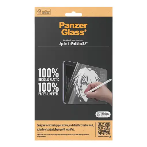 PanzerGlass ® GraphicPaper® Screen Protector iPad Mini 8.3'' (2021, 2024)