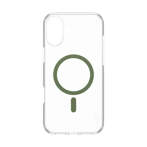 PanzerGlass CARE by ® Flagship Case Transparent Urban Combat w. Green MagSafe