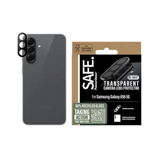 PanzerGlass SAFE. by ® Camera Lens Protector Transparent Samsung Galaxy A56 5G