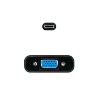 Nanocable Conversor USB-C a VGA, USB-C/M-VGA/H, Negro, 10 cm