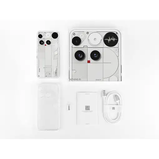 Smartphone 12 + 256GB Blanco NOTHING