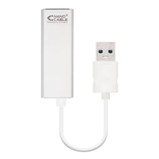 Nanocable USB 3.0/RJ-45, 0.15m tarjeta y adaptador de interfaz