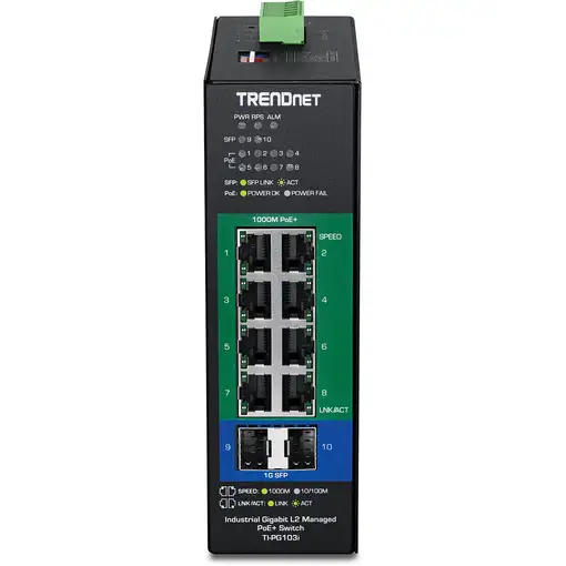 Trendnet TI-PG103I switch Gestionado Gigabit Ethernet (10/100/1000)