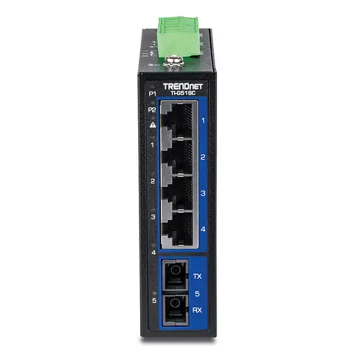 Trendnet TI-G51SC switch No administrado Gigabit Ethernet (10/100/1000) Negro