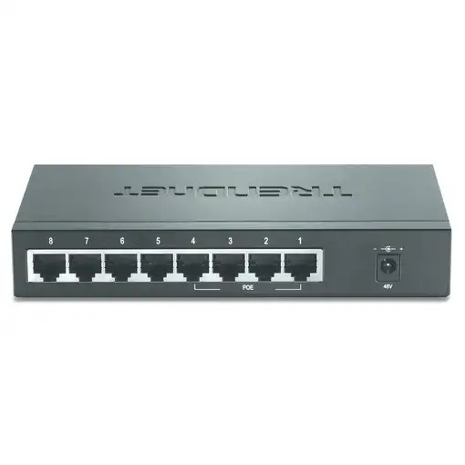 Trendnet TPE-S44 switch No administrado Energía sobre Ethernet (PoE) Azul