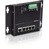 Trendnet TI-PG50F switch No administrado Energía sobre Ethernet (PoE) Negro