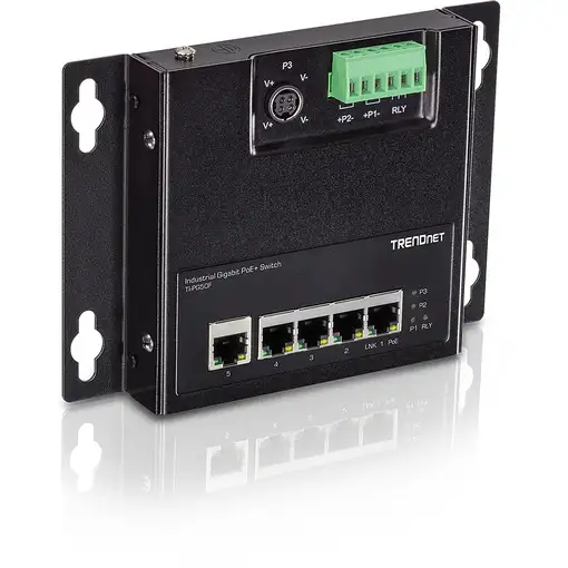 Trendnet TI-PG50F switch No administrado Energía sobre Ethernet (PoE) Negro