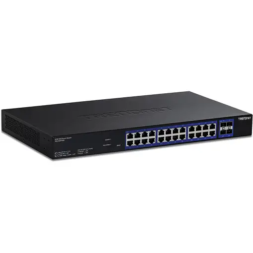 Trendnet TEG-3284WS switch Gestionado 2.5G Ethernet (100/1000/2500) Negro