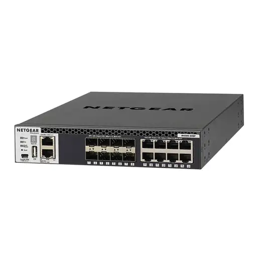 NETGEAR M4300-8X8F Gestionado L3 10G Ethernet (100/1000/10000) 1U Negro