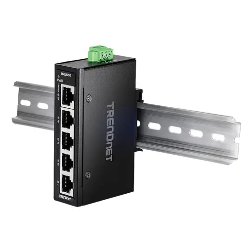 Trendnet TI-ELC50 switch No administrado Fast Ethernet (10/100) Negro