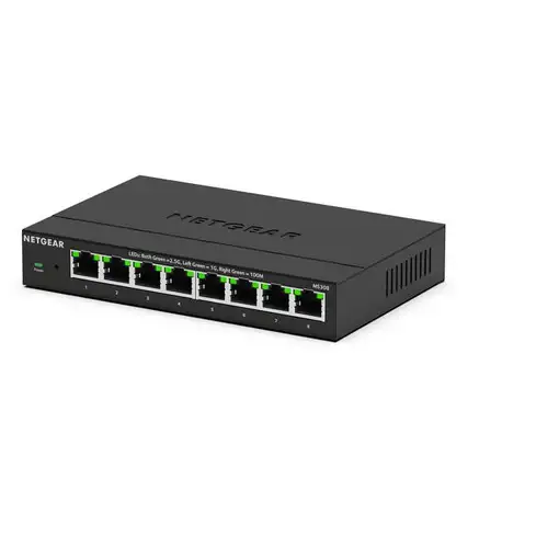 NETGEAR MS308 No administrado 2.5G Ethernet (100/1000/2500) Negro