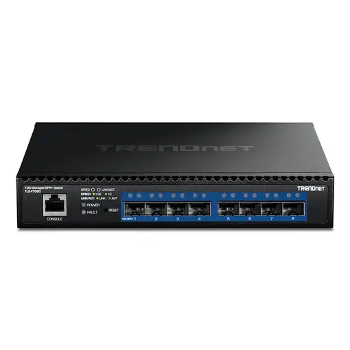 Trendnet TL2-F7080 switch Gestionado L2 1U Negro