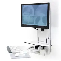 Ergotron 61-080-062 soporte para monitor 61 cm (24'') Pared Blanco