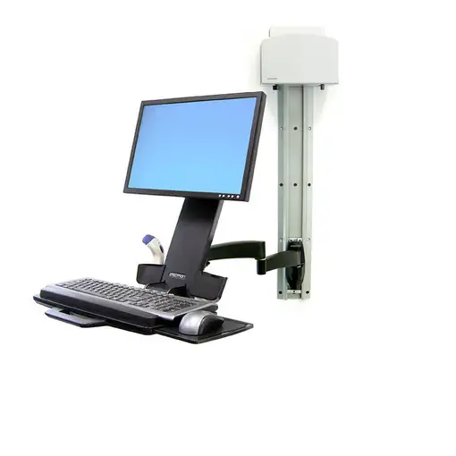Ergotron 200 Series Combo Arm 61 cm (24") Pared Negro