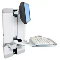 Ergotron StyleView Vertical Lift, Patient Room 61 cm (24") Pared Blanco