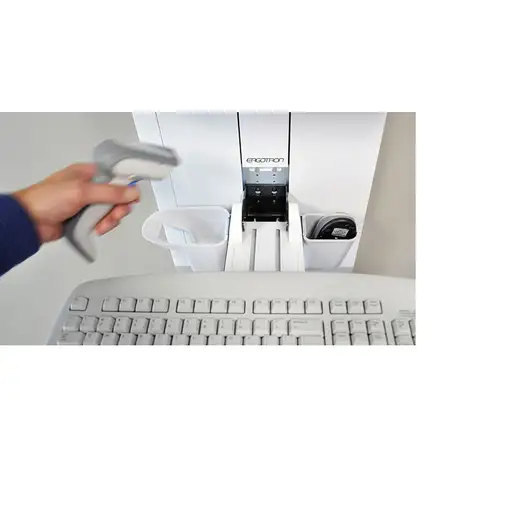 Ergotron StyleView Vertical Lift, Patient Room 61 cm (24") Pared Blanco