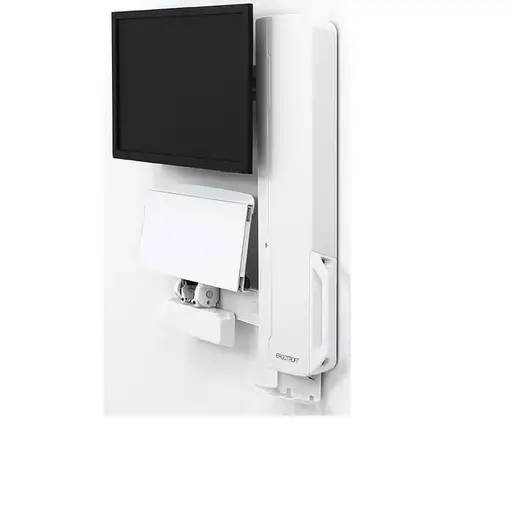 Ergotron 61-081-062 soporte para monitor 61 cm (24") Pared Blanco