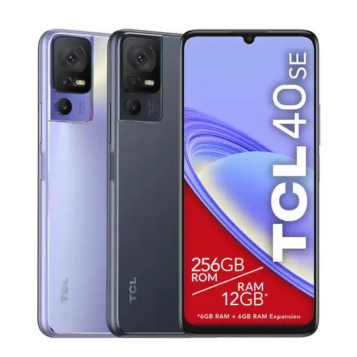 Smartphone TCL 40 SE 17,1 cm (6.75'')  4G 5010 mAh 256GB/6GB RAM gris TCL