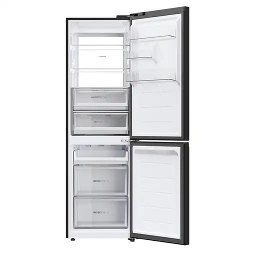 Frigorífico Combi negro, 192.5x59.5x68.5cm, 2D 60 Series 7 PRO HDR7619DNGB HAIER