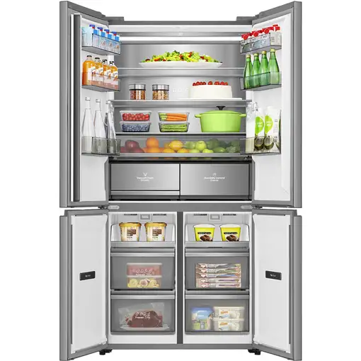 Hisense RQ5P605NSVE nevera puerta lado a lado Independiente 591 L E Acero inox