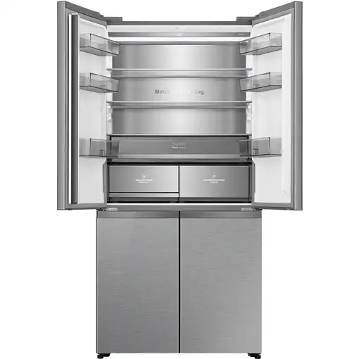 Hisense RQ5P605NSVE nevera puerta lado a lado Independiente 591 L E Acero inox
