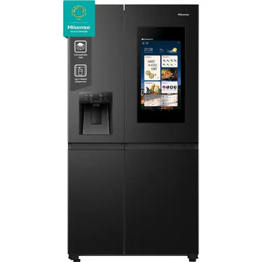Hisense RS9P628GPFE nevera puerta lado a lado Independiente 614 L Negro