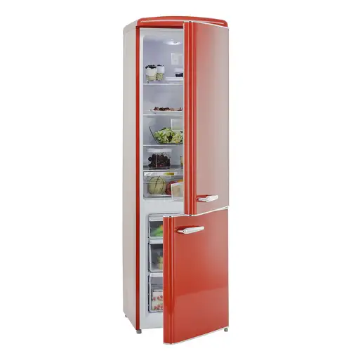 Frigoríficos dos puertas Independiente 244 L Rojo 811727302 EXQUISIT