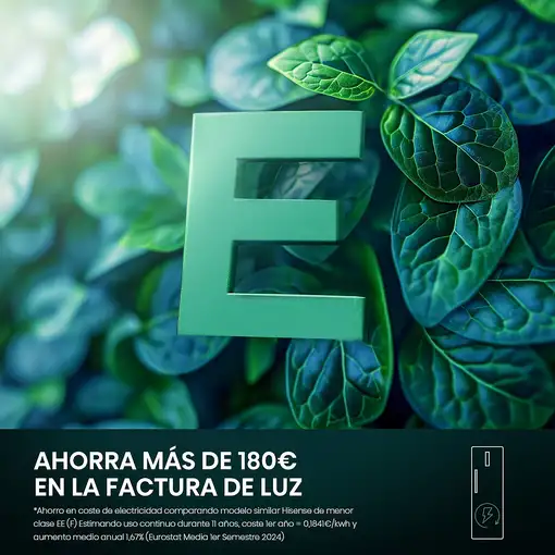 Hisense RL3K370SAIE frigorífico Independiente 372 L Acero inoxidable