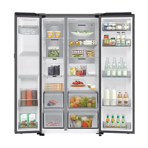 Samsung Series 8 Frigorífico Americano Bespoke AI 178cm 634L Clase C Inox RS80F66K