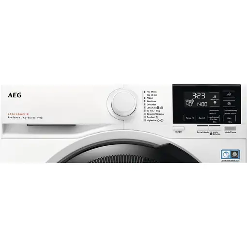 Lavadora carga frontal 9 kg 1351 RPM Blanco 914 915 151 AEG