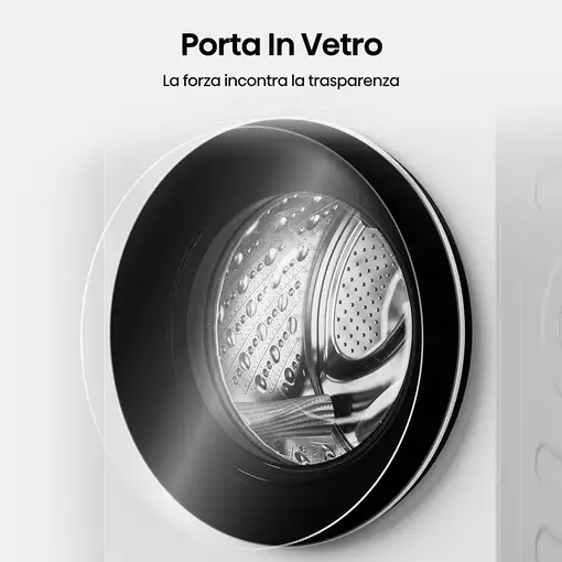 Lavadora carga frontal 10.5 kg 1310 RPM Blanco 20015295 HISENSE