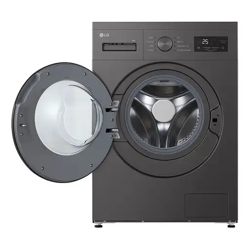 Lavadora carga frontal 8 kg 1350 RPM Grafito F4A10S8NDK LG