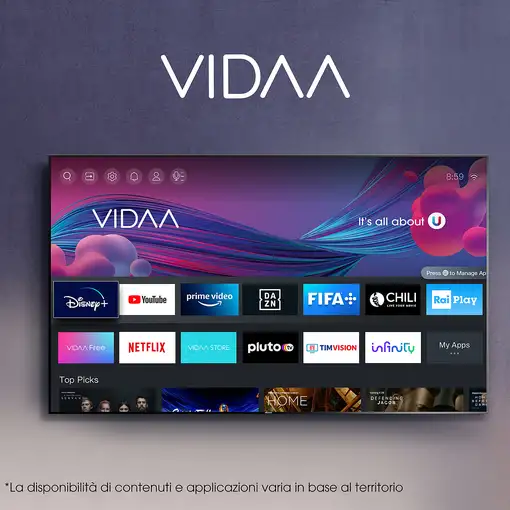 Televisor LED 32'' HD Negro Smart 20011405 HISENSE