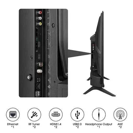 Televisor LED 32'' HD Negro Smart 20011405 HISENSE