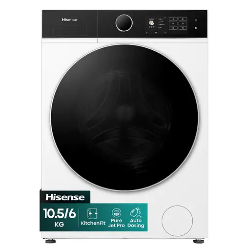Lavadora-secadoras 6 / 10.5 kg 1310 rpm Blanco 20015296 HISENSE