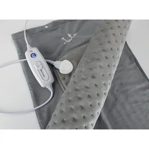 Manta eléctrica 100W 6 temperaturas tela Gris 40x30 cm CT10 JATA