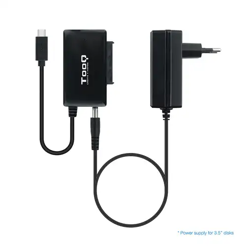 TooQ TQHDA-02C base de conexión para disco duro USB 3.2 Gen 1 (3.1 Gen 1) Type-C N