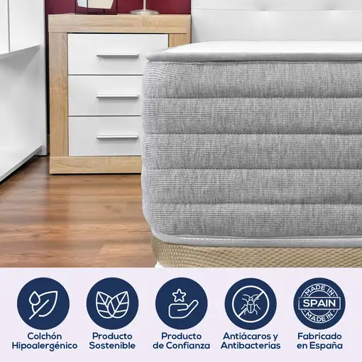 Colchón 80x180 Viscoelástico Nora | Grosor 25 cm