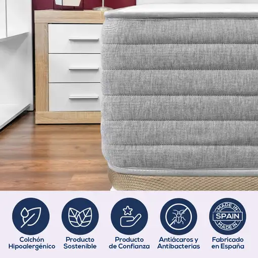 Colchón 120x200 Viscoelástico Nora | Grosor 30 cm