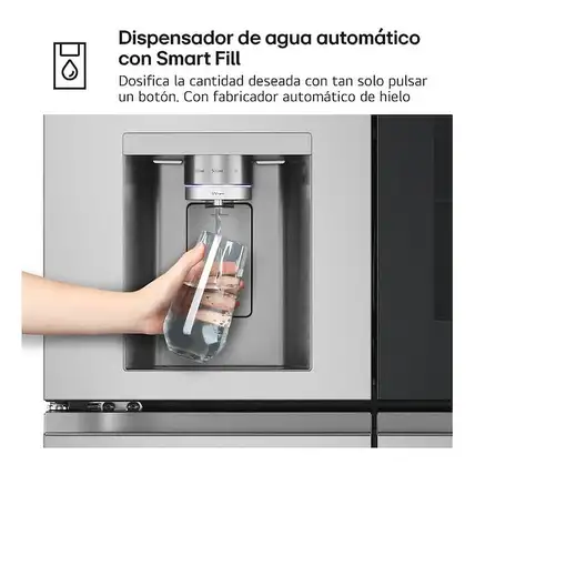 LG GMK960PY2E nevera puerta lado a lado Independiente 646 L Acero inoxidable