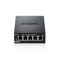 D-Link DES-105 switch No administrado Negro