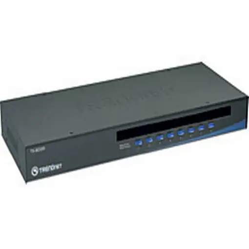 Trendnet TK-803R 8-Port USB/PS/2 Rack Mount KVM Switch interruptor KVM Montaje en