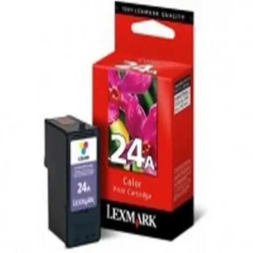 Lexmark No.24A Color Print Cartridge cartucho de tinta Original Rendimiento estánd