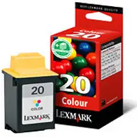Lexmark #20 / 15M0120E Color Print Cartridge cartucho de tinta Original Cian, Mage
